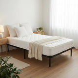King Single Metal Bed Frame - Bedroom Furniture - Close-Up Angle