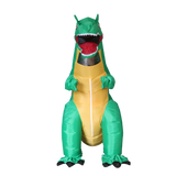 Dino Inflatable Costume - Rear View