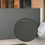 1.8X3M Retractable Side Awning Shade - 45-Degree Angle