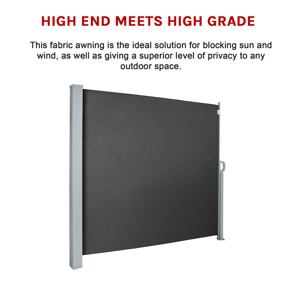 1.8X3M Retractable Side Awning Shade