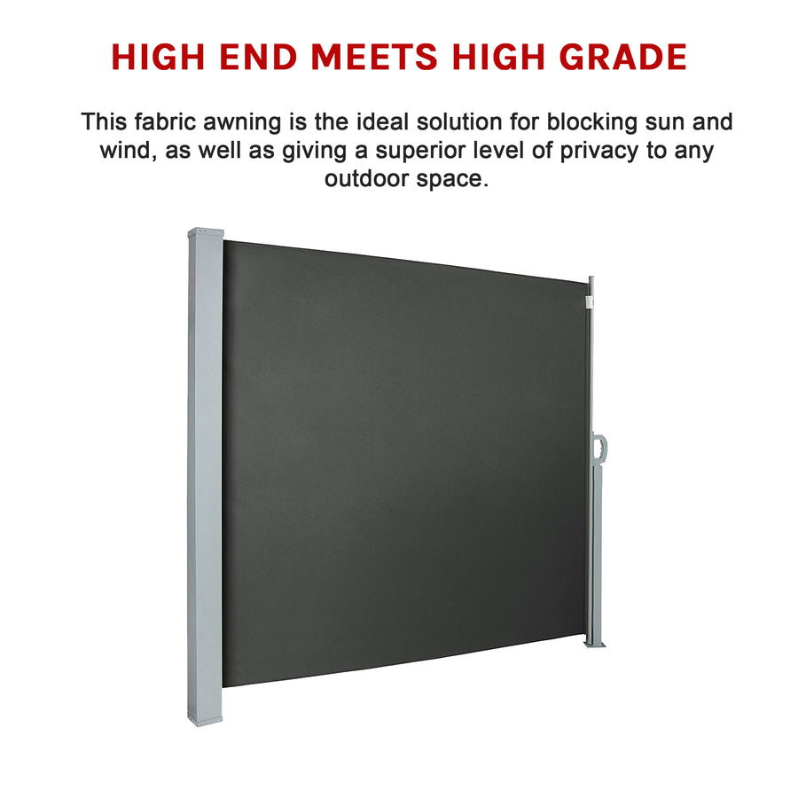 1.8X3M Retractable Side Awning Shade