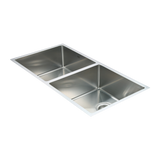 Stainless Steel Sink - 865 x 440mm - Top-Down View