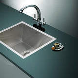 Stainless Steel Sink - 510x450mm - Front View