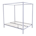 4 Four Poster Queen Bed Frame