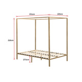 4 Four Poster Queen Bed Frame - Extra Image