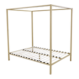 4 Four Poster Queen Bed Frame - Top-Down View