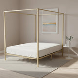 4 Four Poster Queen Bed Frame - 45-Degree Angle