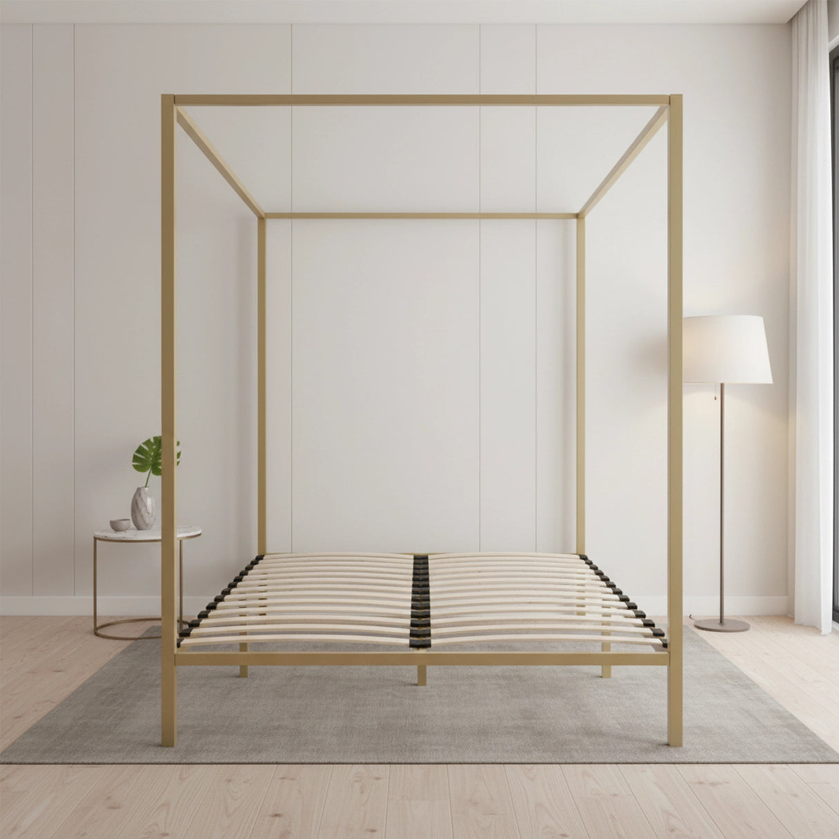 4 Four Poster Queen Bed Frame