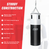 30kg Heavy Duty Boxing Punching Bag Solid Filled - Top-Down View