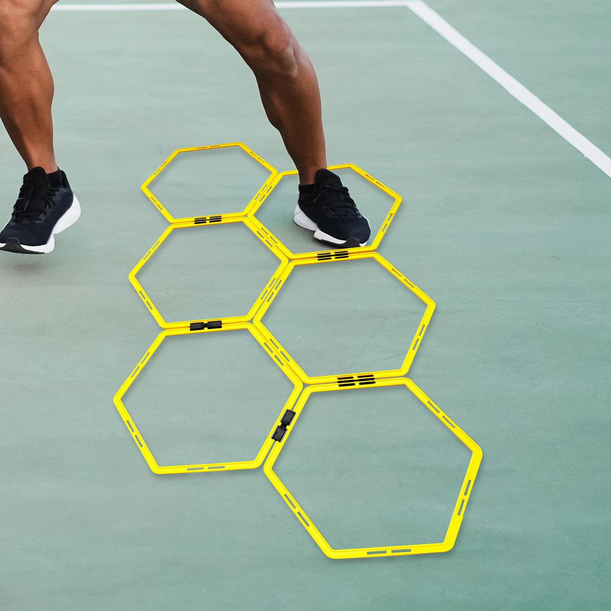 Fitness Agility Grid System for Speed and Footwork Training