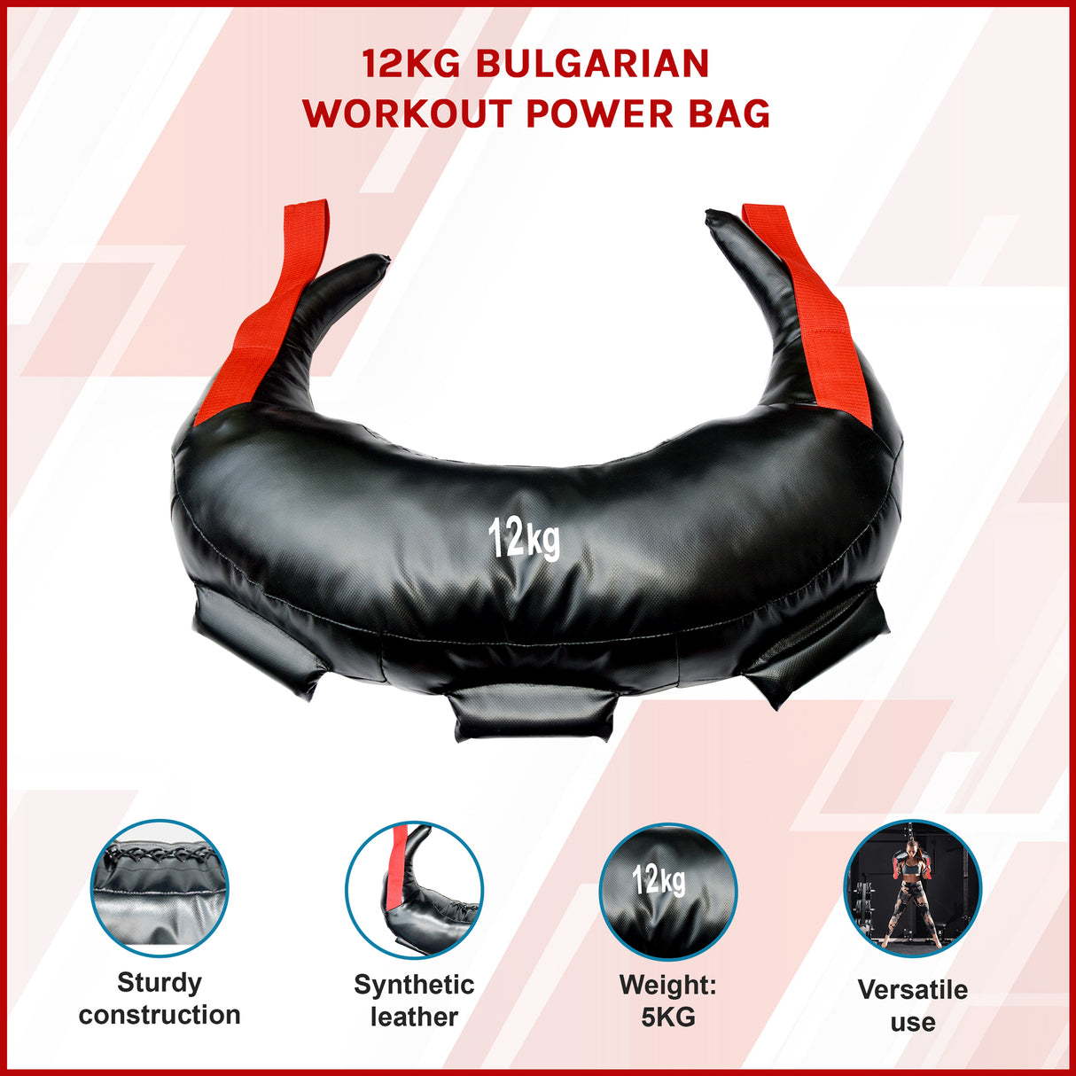 12kg Bulgarian Workout Power Bag