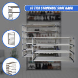 50 Pairs 10 Tiers Shoe Rack