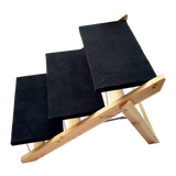 3 Steps Portable Dog Cat Pet Stairs - Rear View