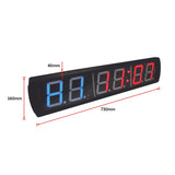 6 Digit Digital Timer Interval Fitness Clock LED Gym Display - Extra Image