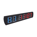 6 Digit Digital Timer Interval Fitness Clock LED Gym Display - Side View
