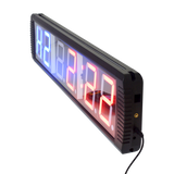 6 Digit Digital Timer Interval Fitness Clock LED Gym Display