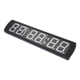 6 Digit Digital Timer Interval Fitness Clock LED Gym Display