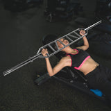 Olympic Swiss Bar Specialty Barbell for Bench Press & Tricep Training
