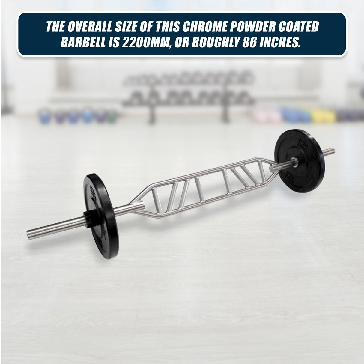 Olympic Swiss Bar Specialty Barbell for Bench Press & Tricep Training