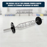 Olympic Swiss Bar Specialty Barbell for Bench Press & Tricep Training - Low Angle