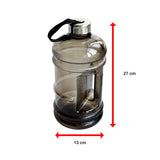 Jumbo 2.2L Sports Water Drink Bottle - Close-Up Angle