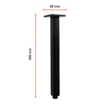 Shower Head Arm Wall Connector Electroplated Matte Black Finish