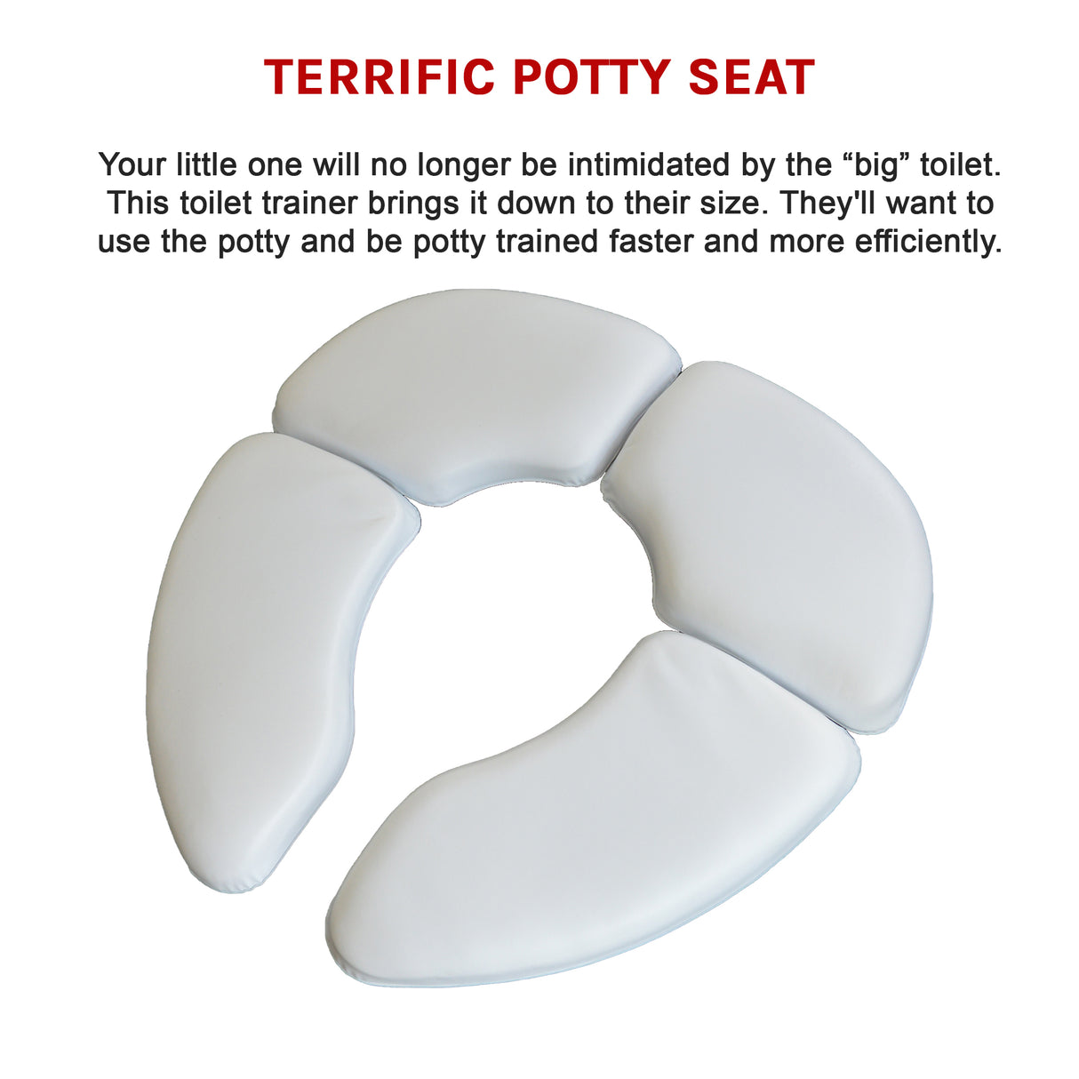 Kids Baby Toddler Travel Folding Padded Potty Seat Cushion Toilet Training