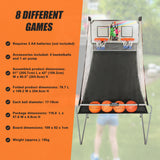 Arcade Basketball Game 2-Player Electronic Sports - Top-Down View