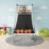 Arcade Basketball Game 2-Player Electronic Sports - Close-Up Angle