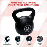 16kg Concrete Kettlebell Weight for Strength Training Home Gym