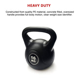 16kg Concrete Kettlebell Weight for Strength Training Home Gym - Close-Up Angle
