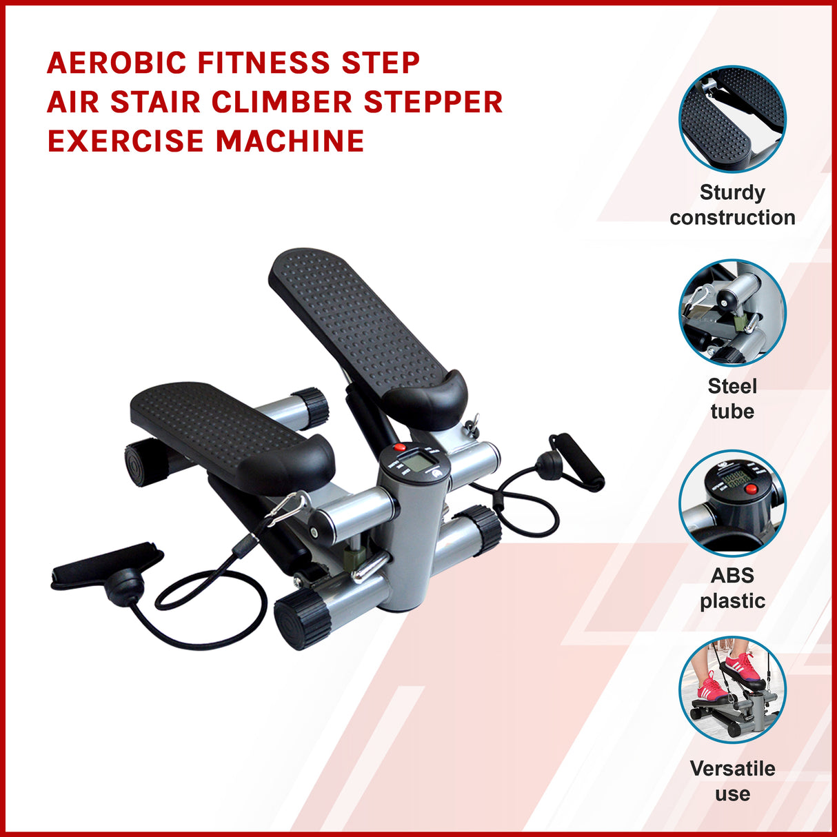 Aerobic Fitness Step Air Stair Climber Stepper Exercise Machine