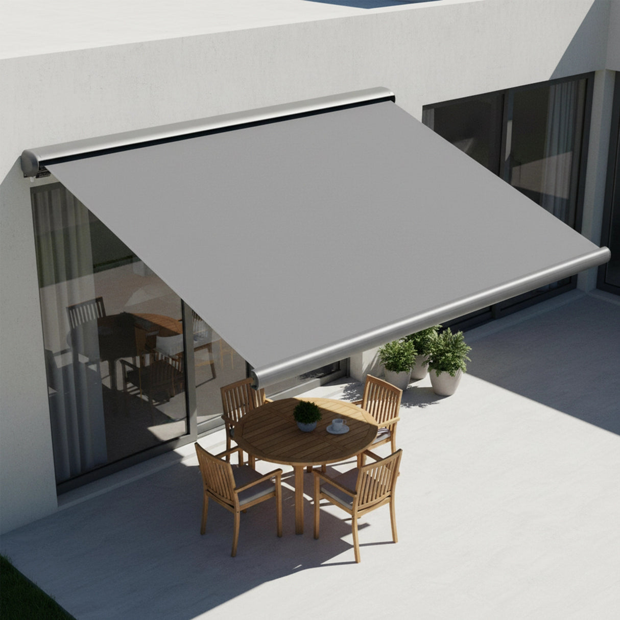 Heavy Duty Full Cassette Motorised Awning - 4.0m x 3.0m