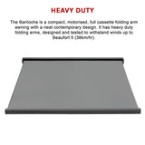 Heavy Duty Full Cassette Motorised Awning - 4.0m x 3.0m