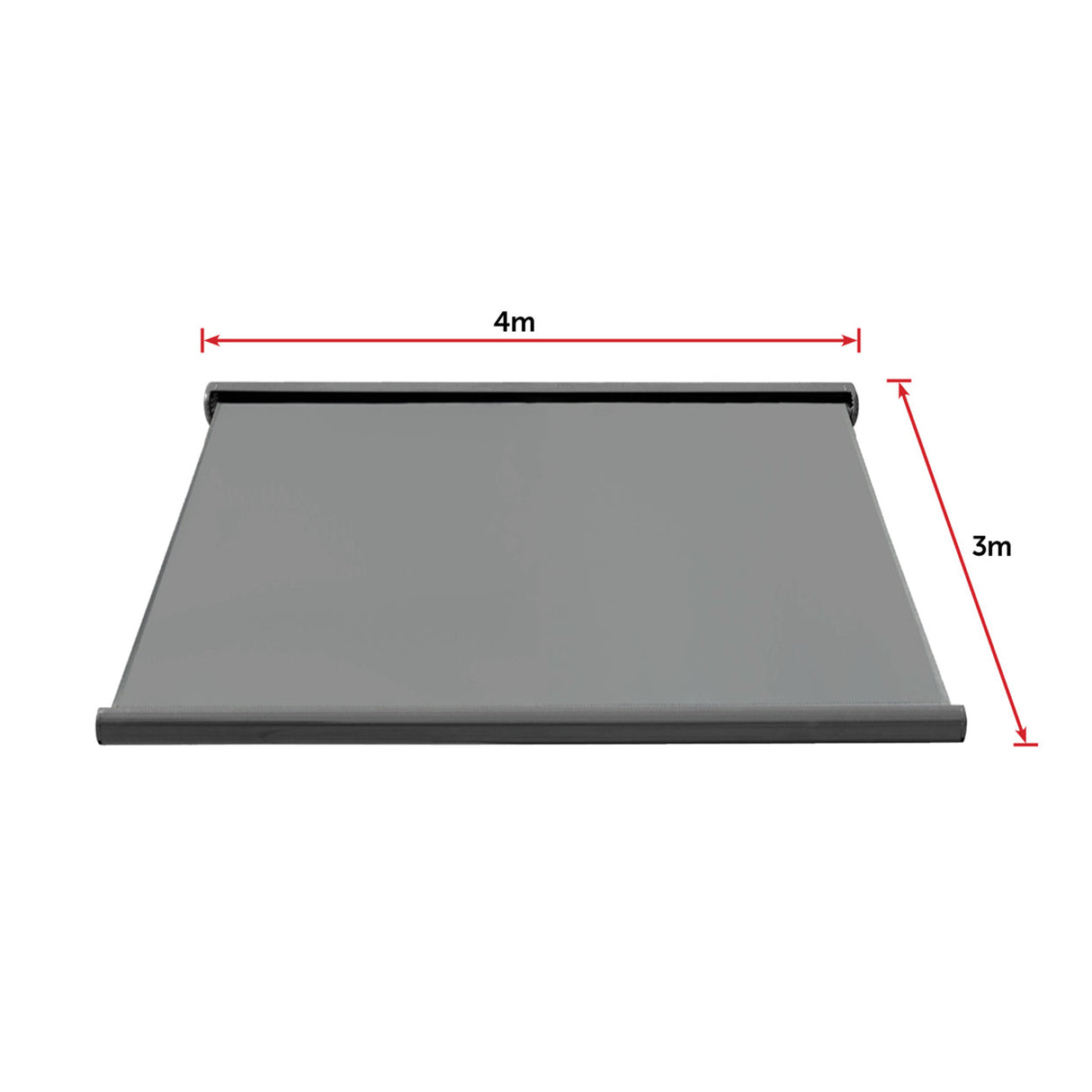 Heavy Duty Full Cassette Motorised Awning - 4.0m x 3.0m