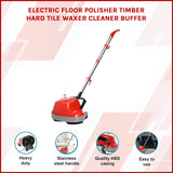 Electric Floor Polisher Timber Hard Tile Waxer Buffer - Front View
