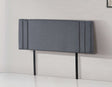Linen Fabric Queen Bed Deluxe Headboard Bedhead - Grey