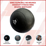 25kg Slam Ball No Bounce Crossfit Fitness MMA Boxing BootCamp - Front View