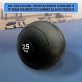 25kg Slam Ball No Bounce Crossfit Fitness MMA Boxing BootCamp - Close-Up Angle