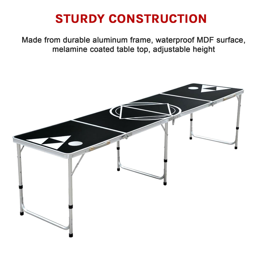 8FT Beer Pong Table