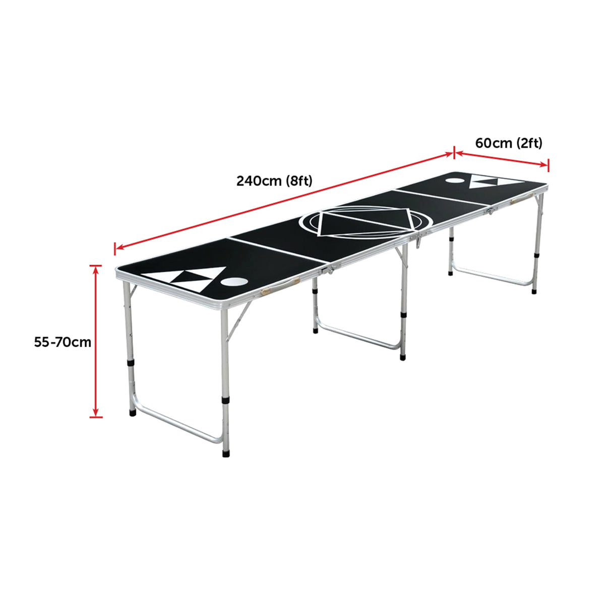 8FT Beer Pong Table