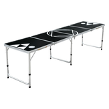 8FT Beer Pong Table - 45-Degree Angle