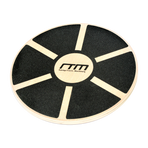 Heavy Duty 15.5" Wooden Balance Board with Non-Slip Pad for Fitness Training