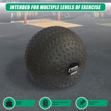 25kg Tyre Thread Slam Ball Dead Ball Medicine Ball for Gym Fitness - Low Angle