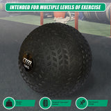15kg Tyre Thread Slam Ball Dead Ball Medicine Ball for Gym Fitness - Low Angle
