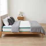 King 20cm Hybrid Mattress &ndash; Memory Foam and Innerspring Support - 45-Degree Angle