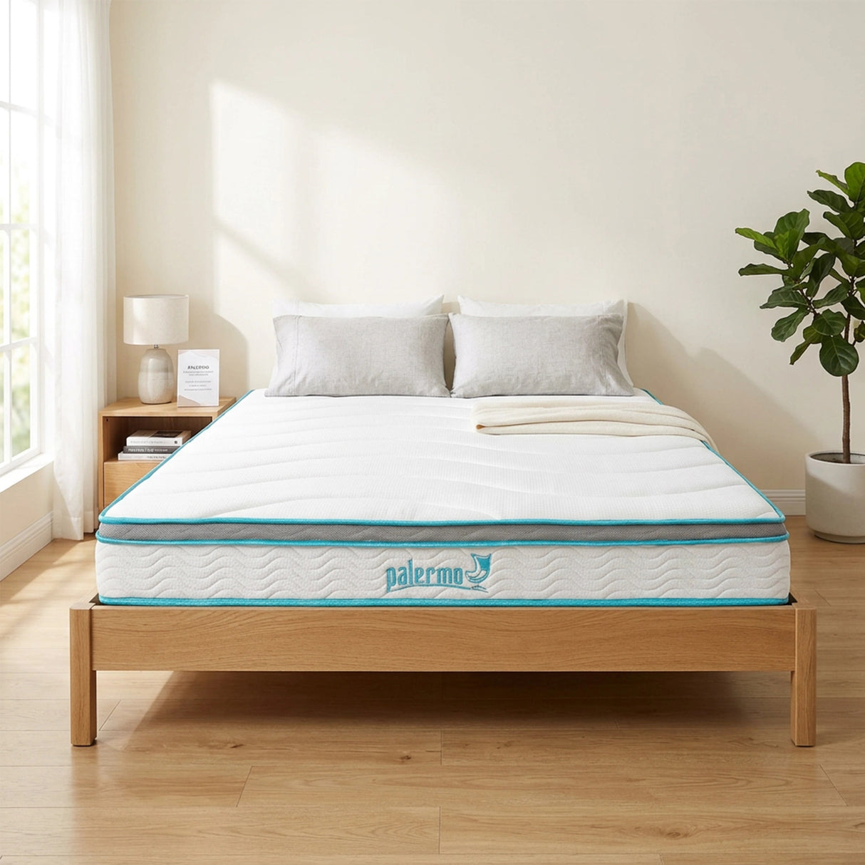 King 20cm Hybrid Mattress &ndash; Memory Foam and Innerspring Support