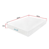 Queen 25cm Gel Memory Foam Mattress &ndash; Dual-Layered Comfort with CertiPUR-US&reg; Certified Foam