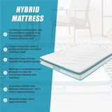 Queen 20cm Hybrid Mattress &ndash; Memory Foam and Innerspring Support