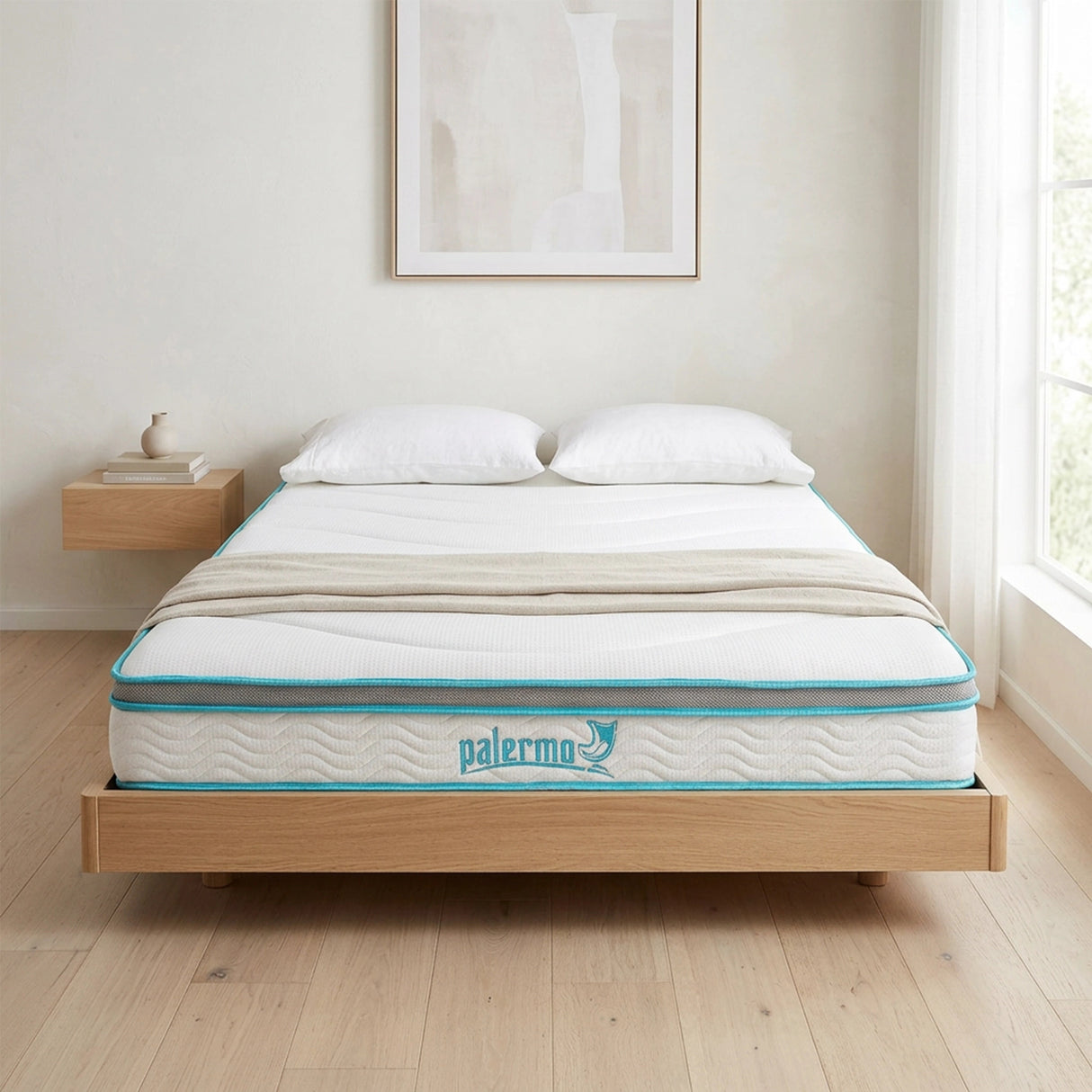 Queen 20cm Hybrid Mattress &ndash; Memory Foam and Innerspring Support